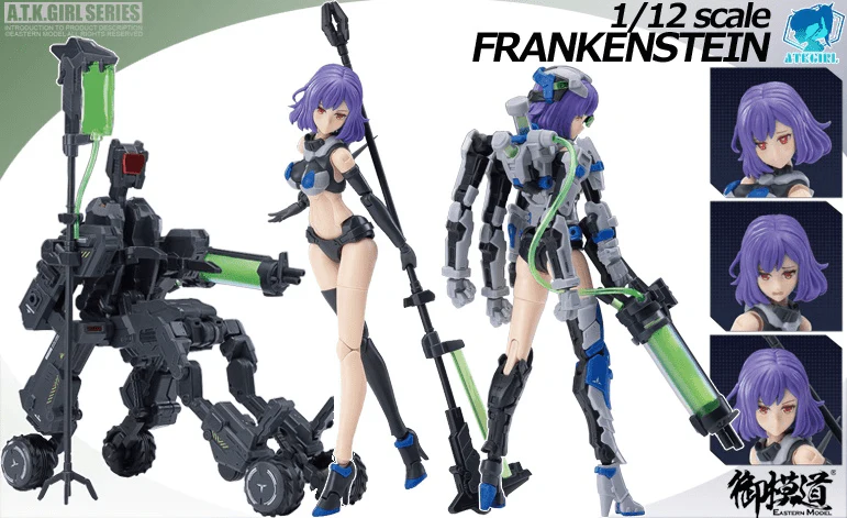 A.T.K. Girls Frankenstein 1/12 Scale Model Kit - Image 19