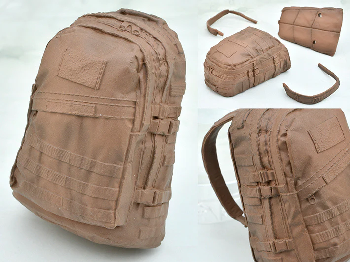 Little Armory LD036 Backpack Set A 1/12 Scale Accessory Set - Image 3