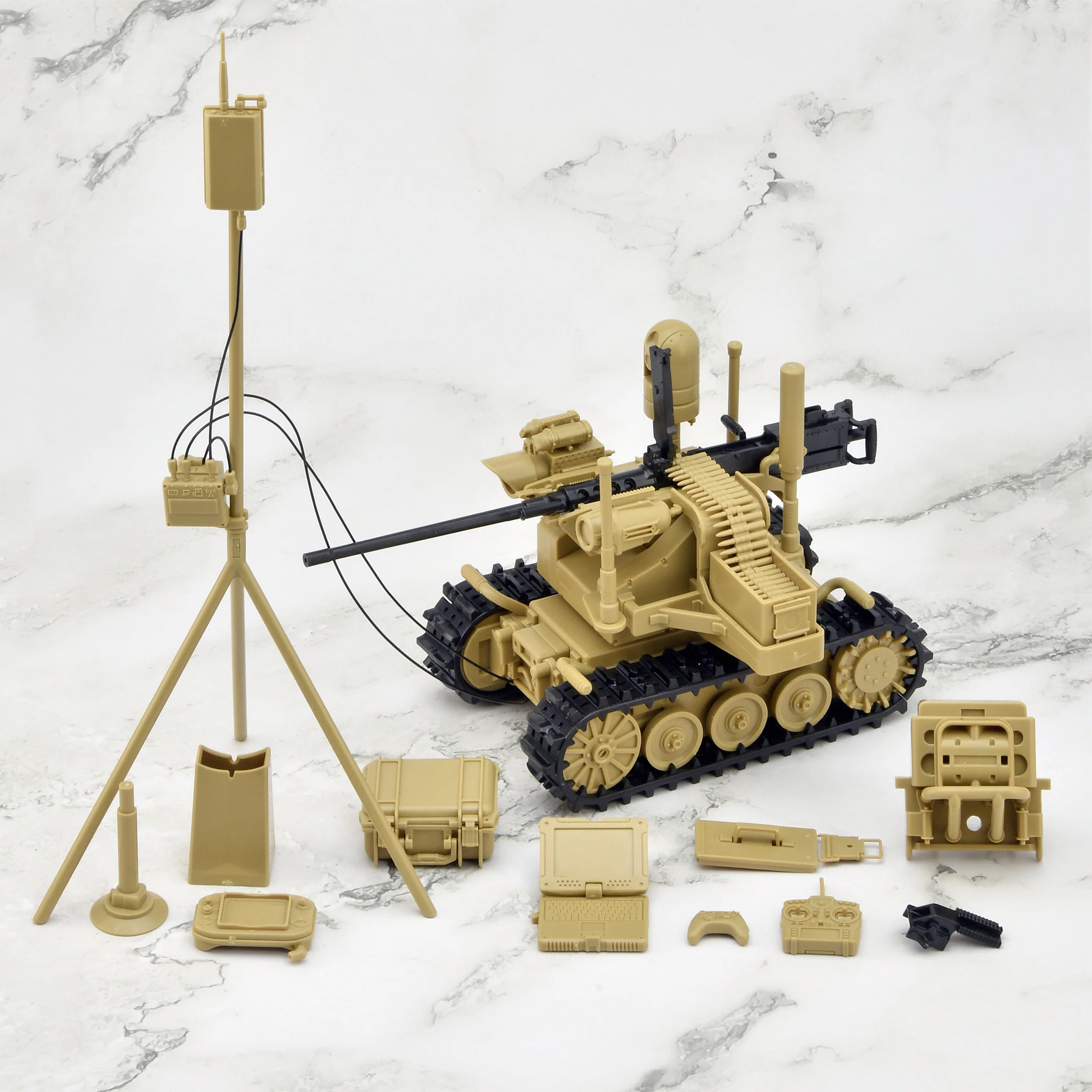 Little Armory LD049 UGV Armed Robot System 2 Caliber Carrier 1/12 Scale Accessory Set - Image 2