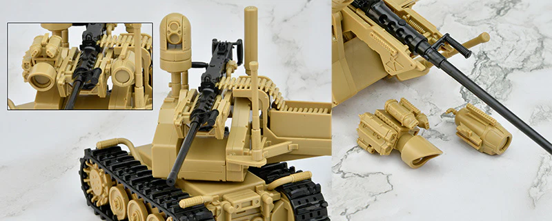 Little Armory LD049 UGV Armed Robot System 2 Caliber Carrier 1/12 Scale Accessory Set - Image 4