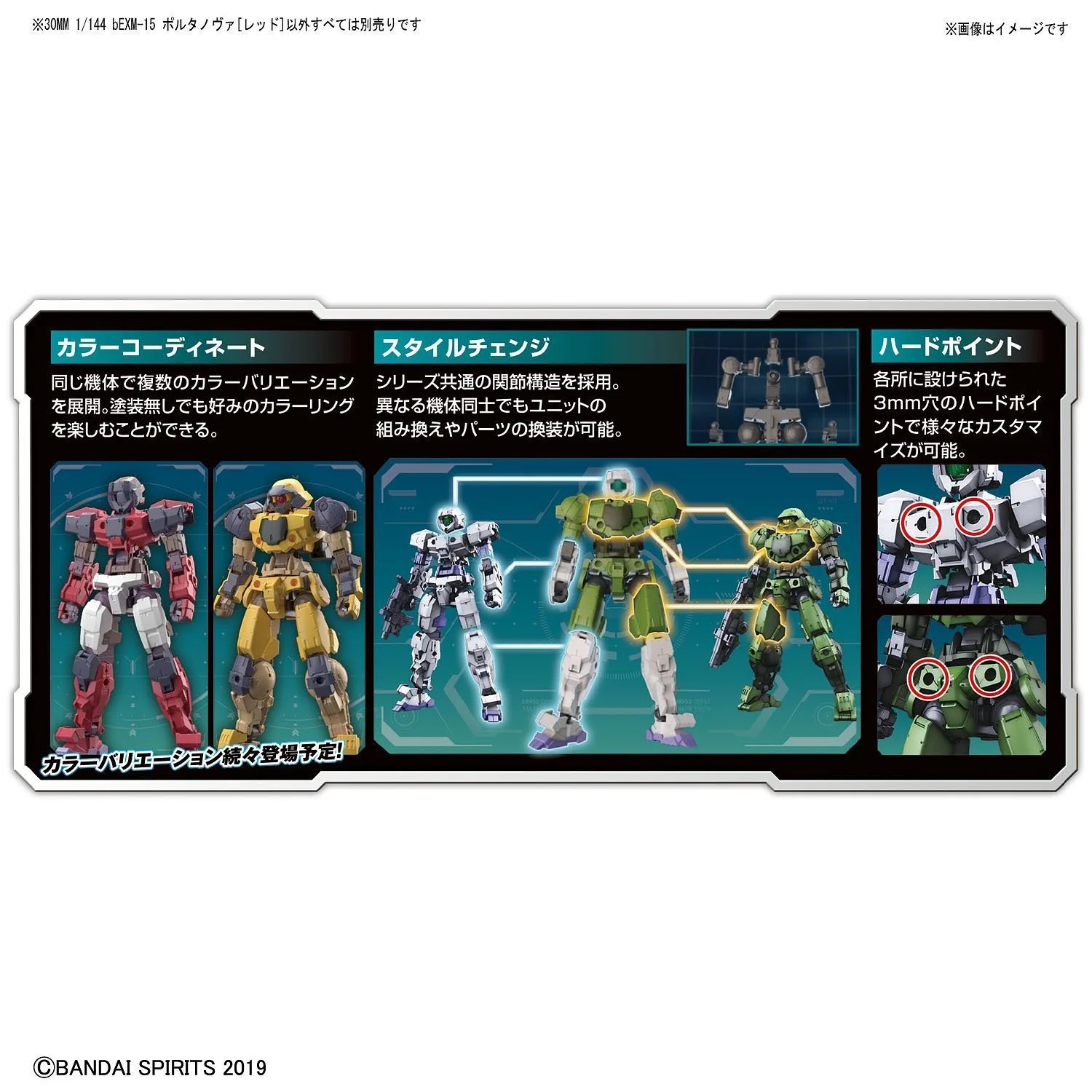 1/144 30MM BEMX-15 PORTANOVA (RED) - Image 10