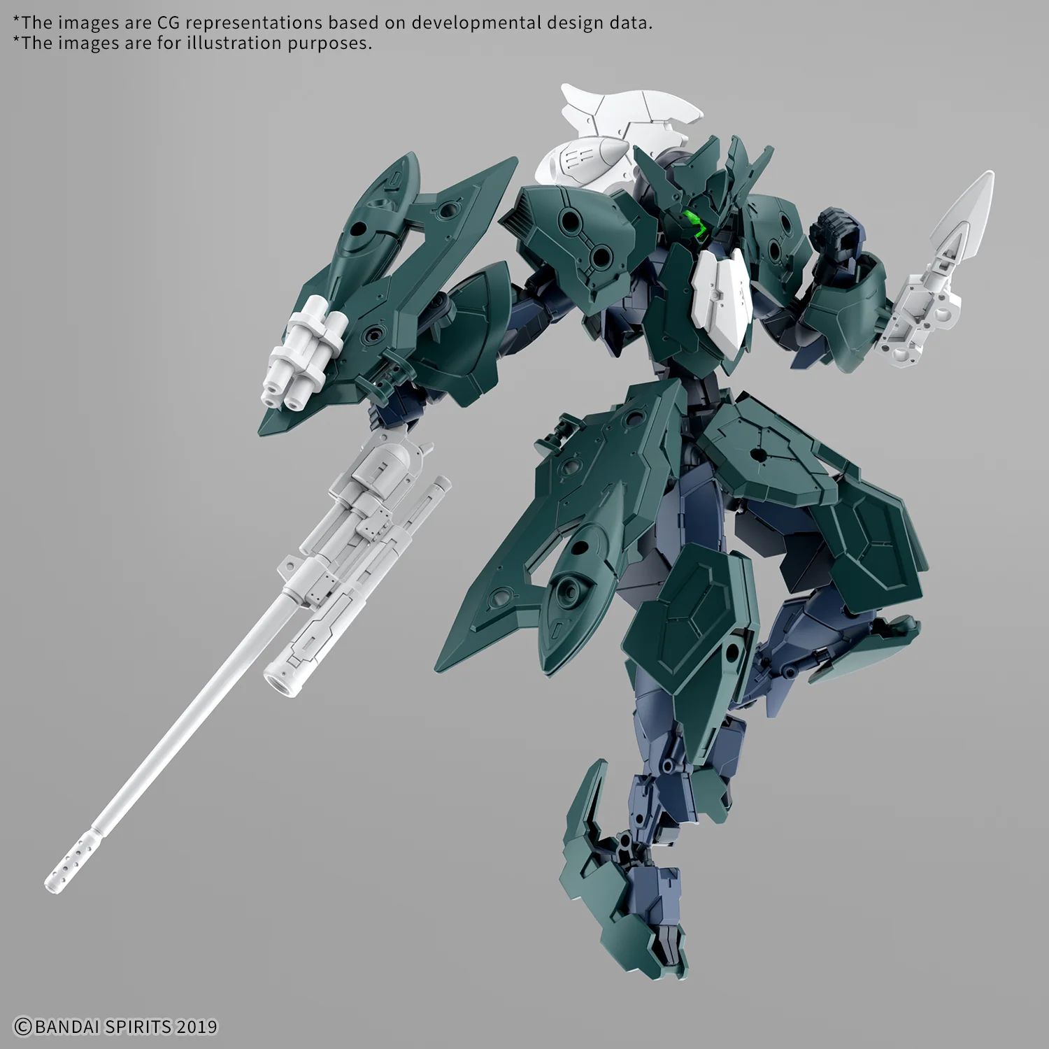 30 Minutes Missions EXM-A9p Spinatio (Pirate Type) 1/144 Scale Model Kit - Image 3