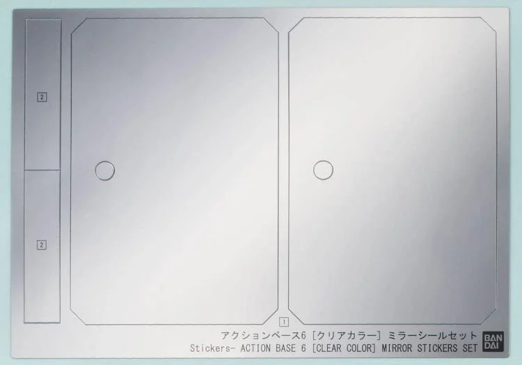 1/144 Clear Action Base 6 (Mirror Seal Set) - Image 3