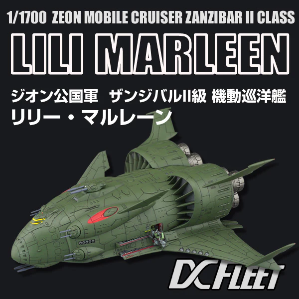 1/1700 Zeon Mobile Cruiser Lili Marleen