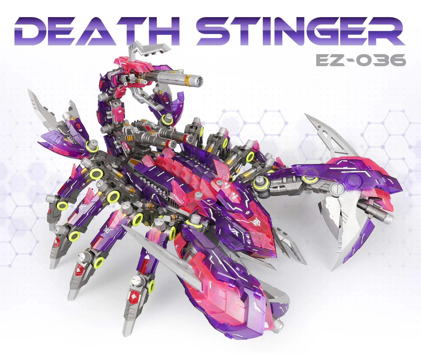1/50 Death Stinger Model kit ZA EZ-036 Clear Edition - Image 5