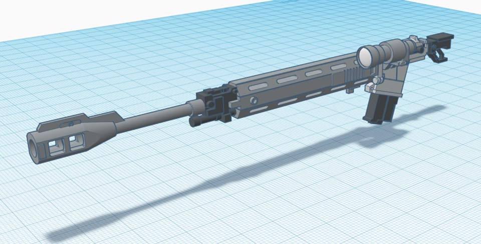 1/60 Scale Origin Style anti-ship rifle SLA Products - Image 3
