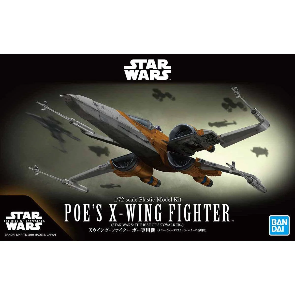 Star Wars The Rise of Skywalker Poe's X-Wing Fighter 1/72 Scale Model Kit - Image 2