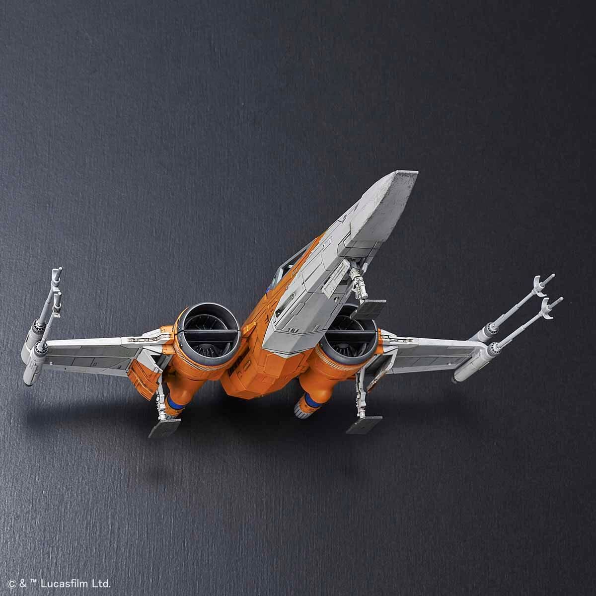 Star Wars The Rise of Skywalker Poe's X-Wing Fighter 1/72 Scale Model Kit - Image 6