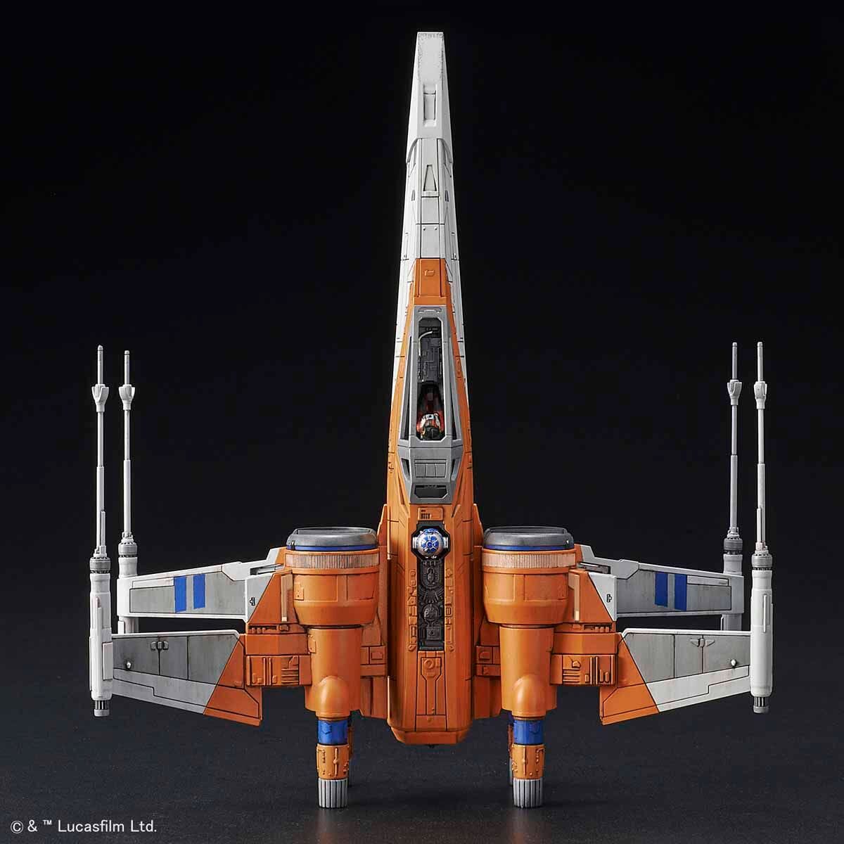Star Wars The Rise of Skywalker Poe's X-Wing Fighter 1/72 Scale Model Kit - Image 7