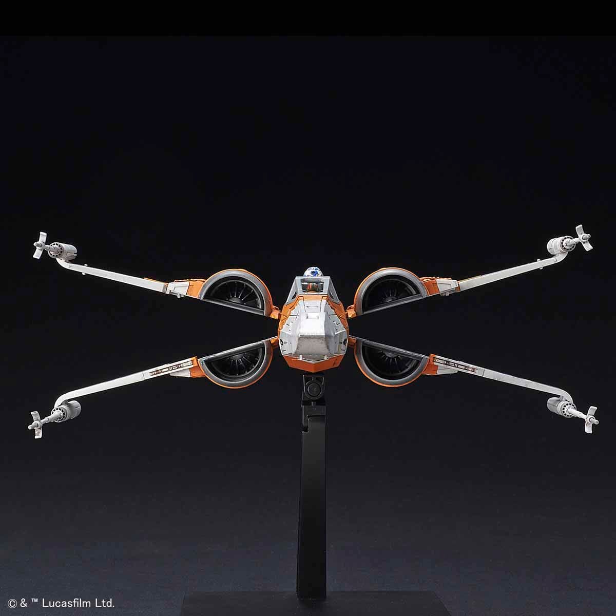 Star Wars The Rise of Skywalker Poe's X-Wing Fighter 1/72 Scale Model Kit - Image 8