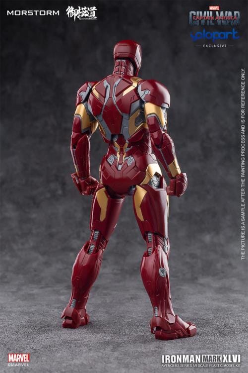 Captain America Civil War Iron Man Mark 46 Normal (Standard Version) 1/9 Scale Model Kit - Image 3