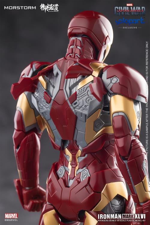 Captain America Civil War Iron Man Mark 46 Normal (Standard Version) 1/9 Scale Model Kit - Image 4