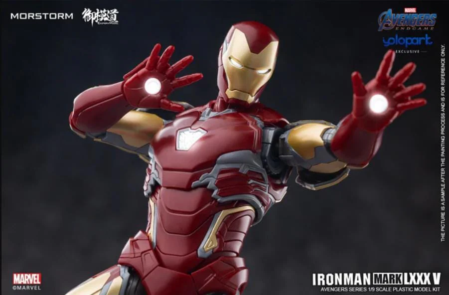 Avengers Endgame Iron Man Mark 85 (Standard Ver.) 1/9 Scale Model Kit - Image 11
