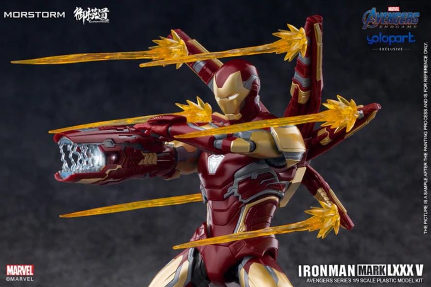 Avengers Endgame Iron Man Mark 85 (Standard Ver.) 1/9 Scale Model Kit - Image 12