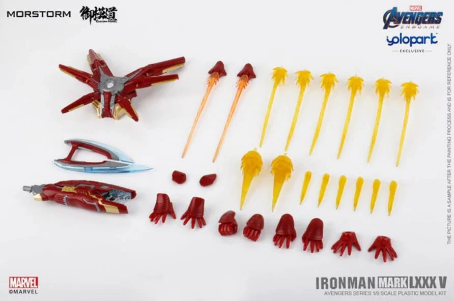 Avengers Endgame Iron Man Mark 85 (Standard Ver.) 1/9 Scale Model Kit - Image 13