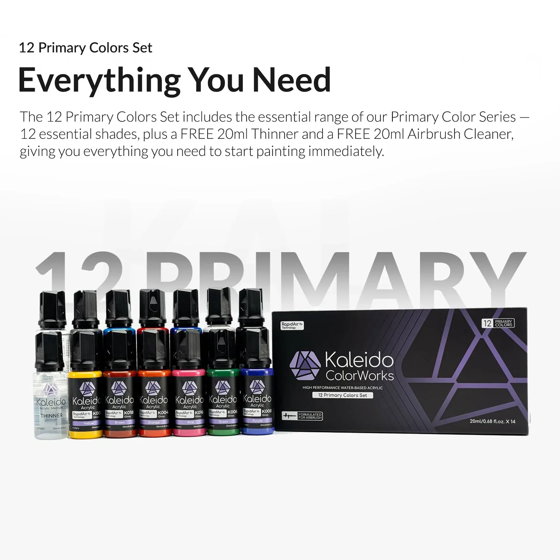 12 Color Primary Set - Image 3