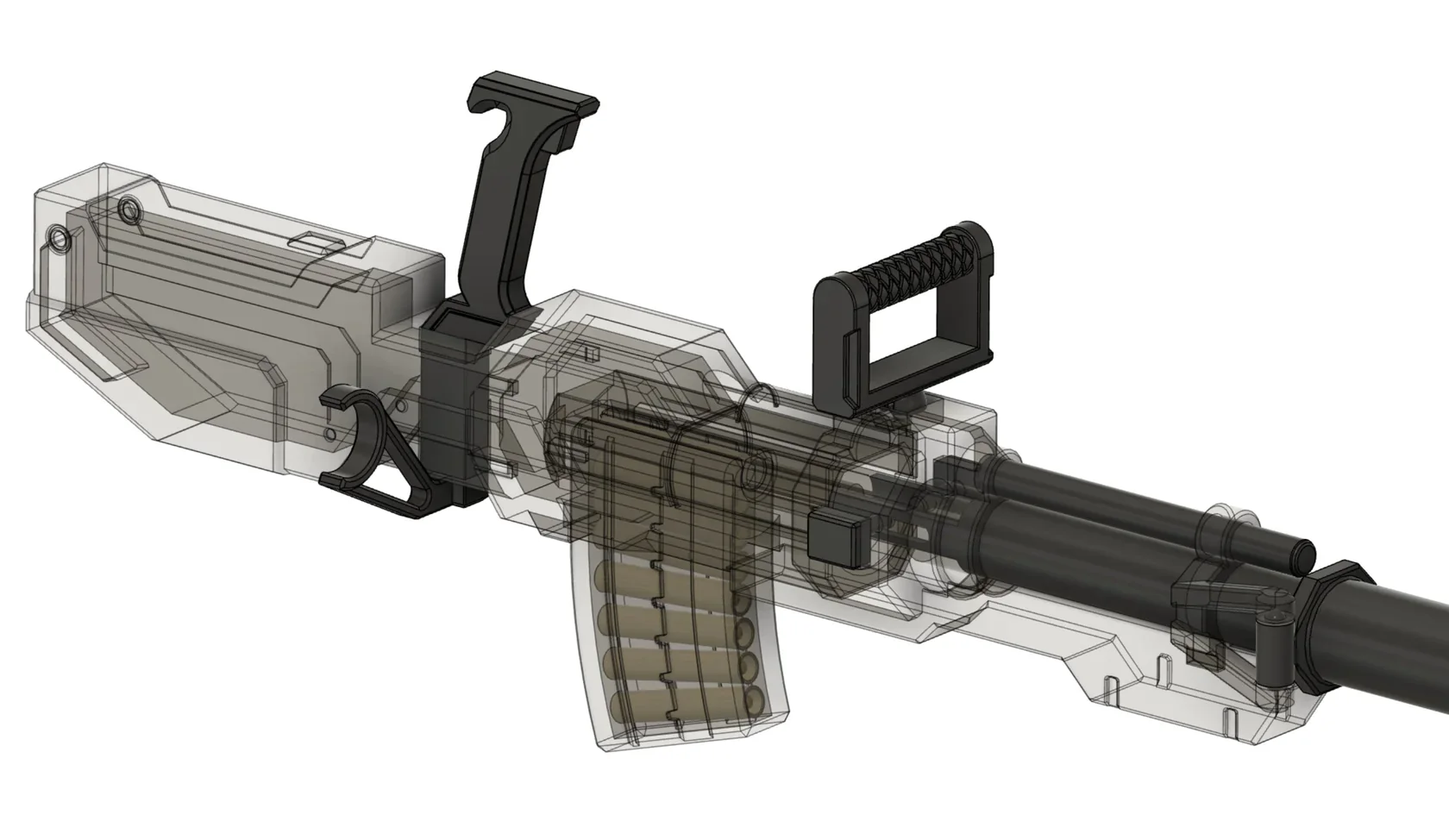Project V Hobby 170mm Cannon 1/144 Resin Weapon Kit - Image 10