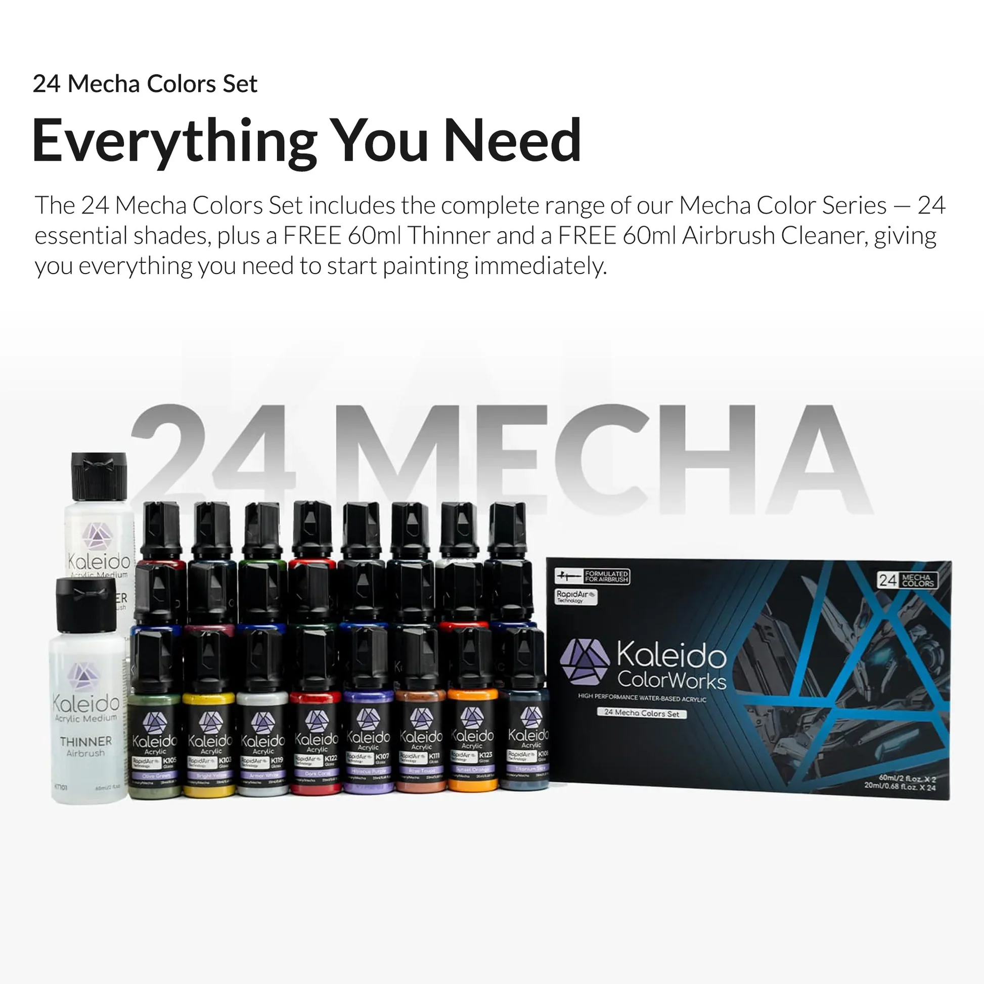 24 Color Mecha Set - Image 3