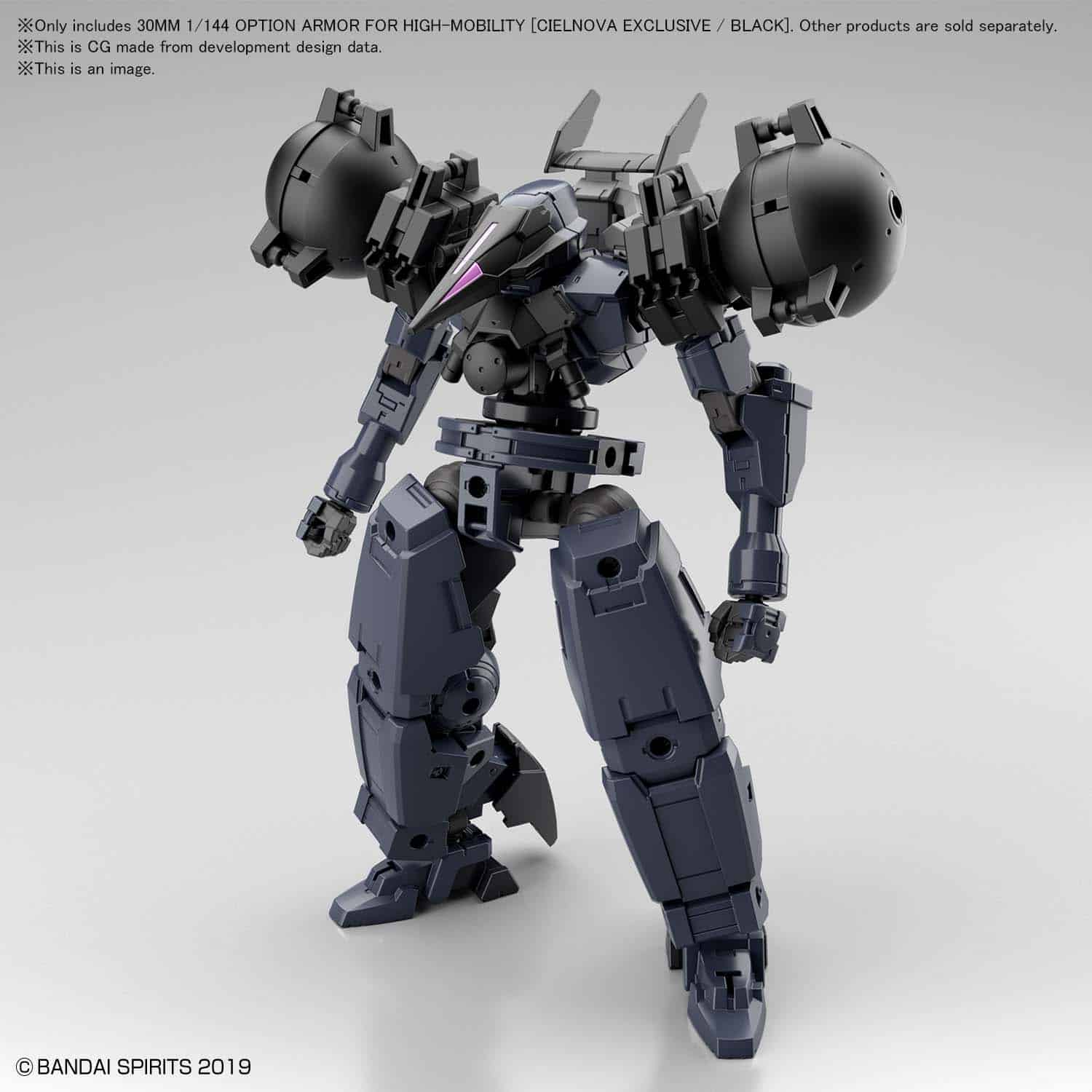 #28 Cielnova Option Armor For High Mobility (Black) "30 Minute Missions", Bandai Spirits 30 MM - Image 2