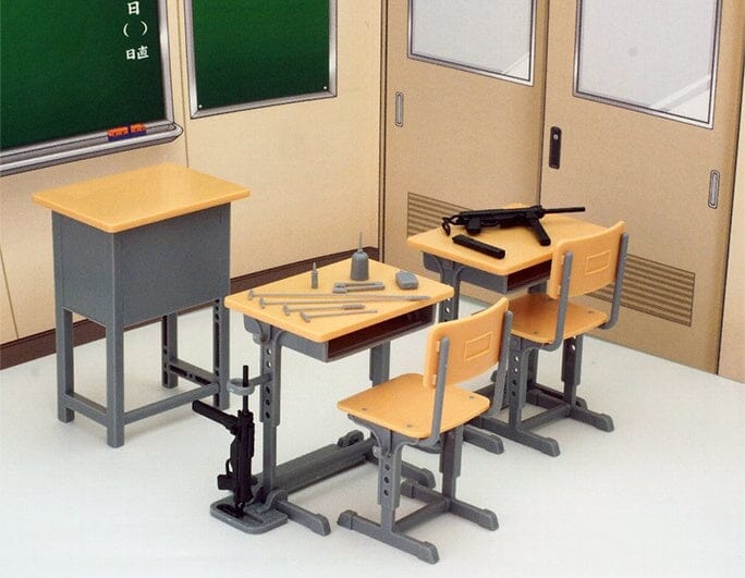 TomyTec Little Armory 1/12 LD013 Defense School Desk - Image 3