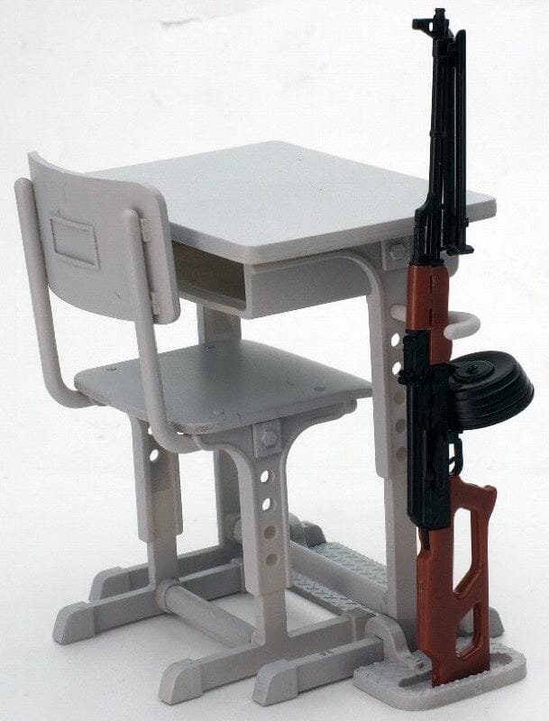 TomyTec Little Armory 1/12 LD013 Defense School Desk - Image 4
