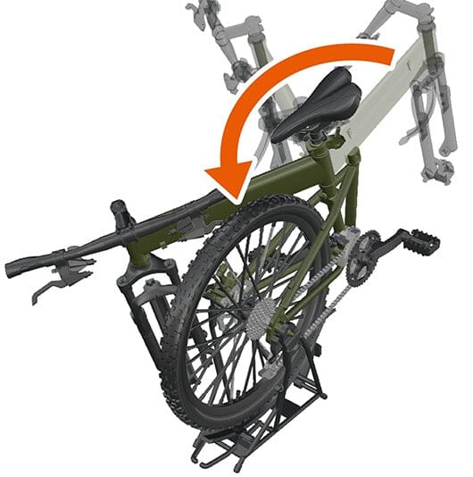 TomyTec Little Armory 1/12 LM003 Montague Paratrooper Folding MTB Bike - Image 27