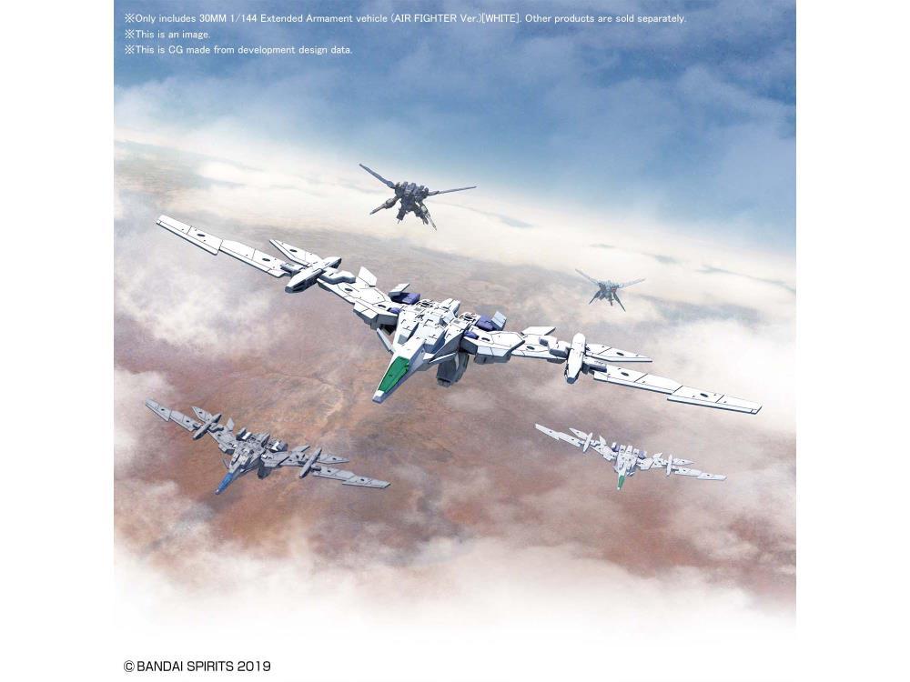 30 Minute Missions #01 EXA Vehicle (White Air Fighter) Model Kit - Image 11