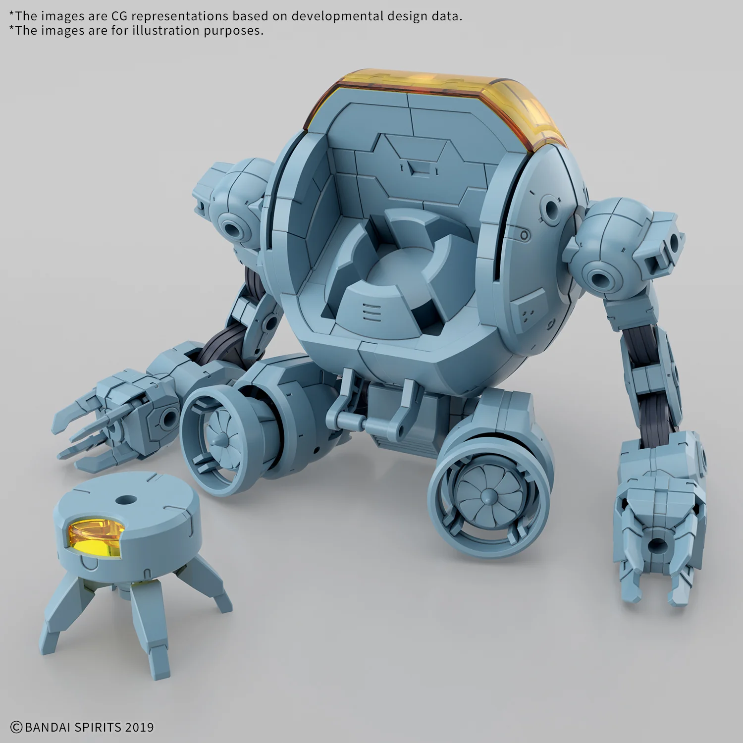 30 Minutes Missions Extended Armament Vehicle (Marine Exploration Mecha Ver.) 1/144 Scale Model Kit - Image 4