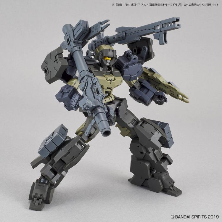 30 Minutes Missions #29 eEXM-17 Alto Ground Type (Olive Drab) Model Kit - Image 6