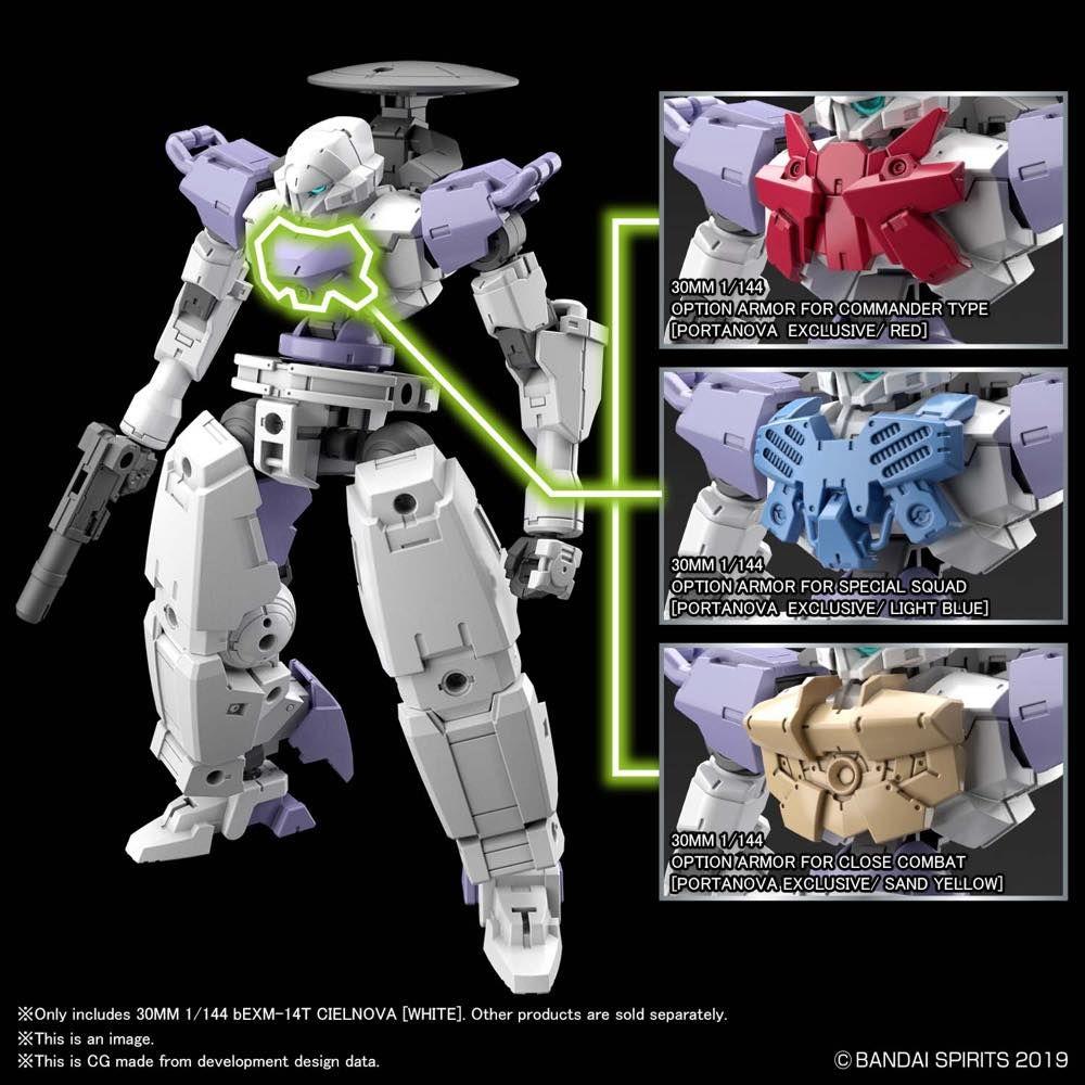 30 Minutes Missions #31 bEXM-14T (Cielnova White) Model Kit - Image 4