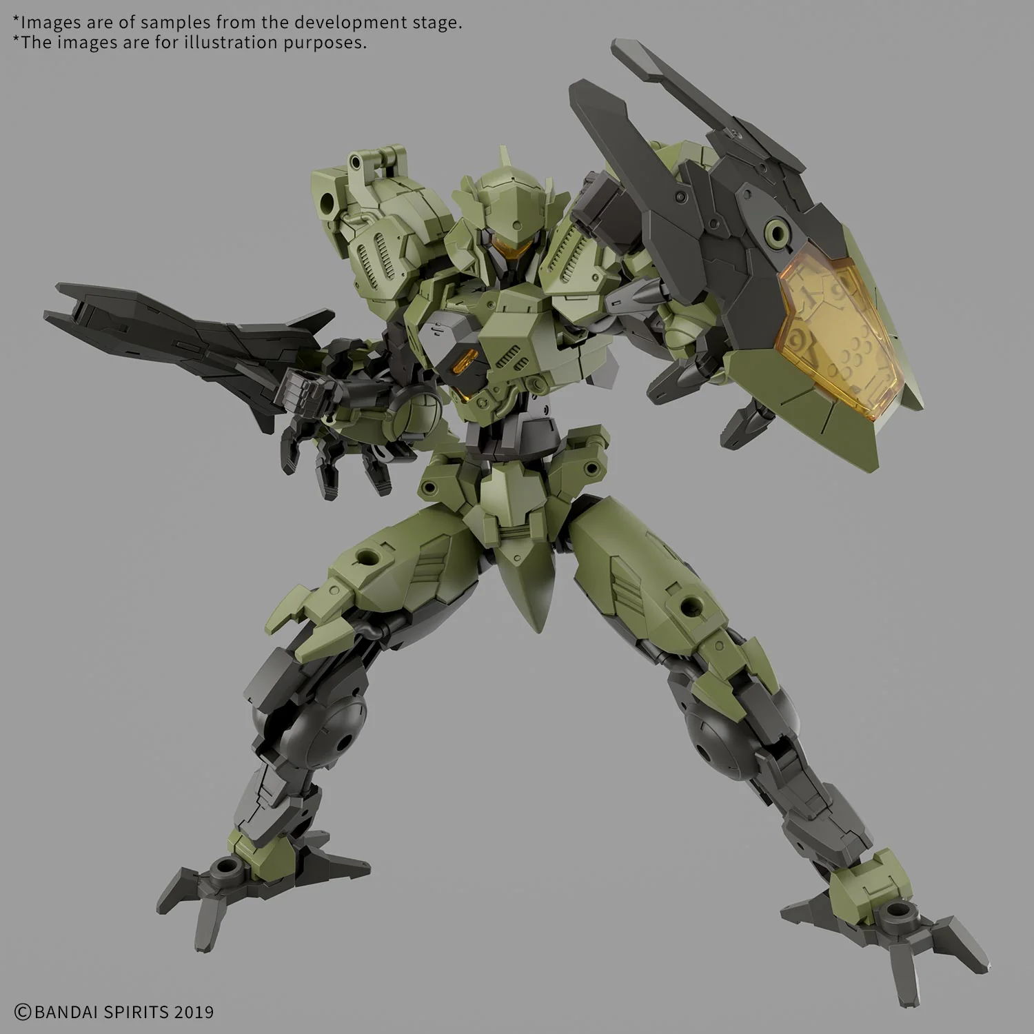 30 Minutes Missions bEXM-40 Novalv (Green) 1/144 Scale Model Kit - Image 3