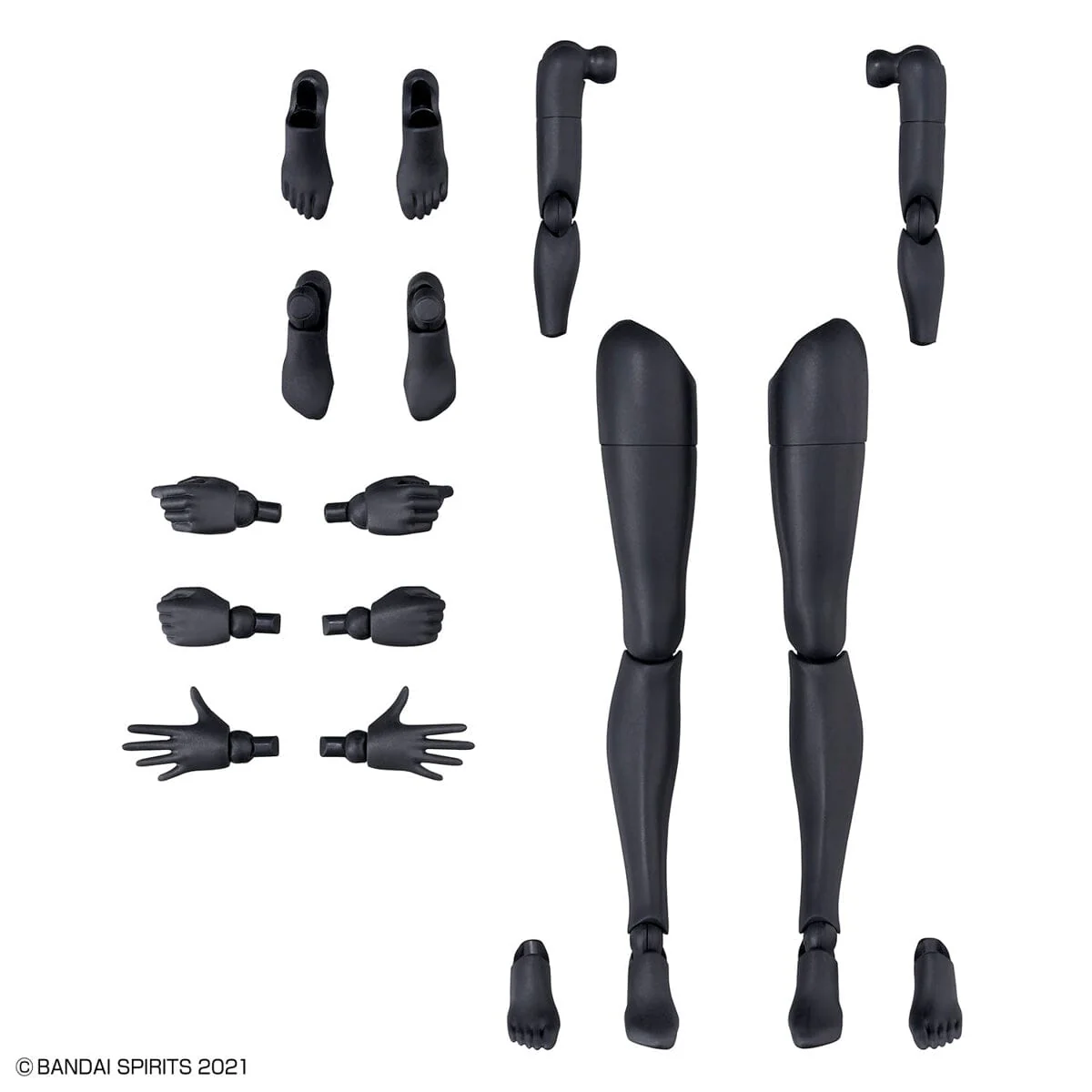 30 Minutes Sisters Option Body Parts Arm & Leg Parts (White and Black) - Image 5
