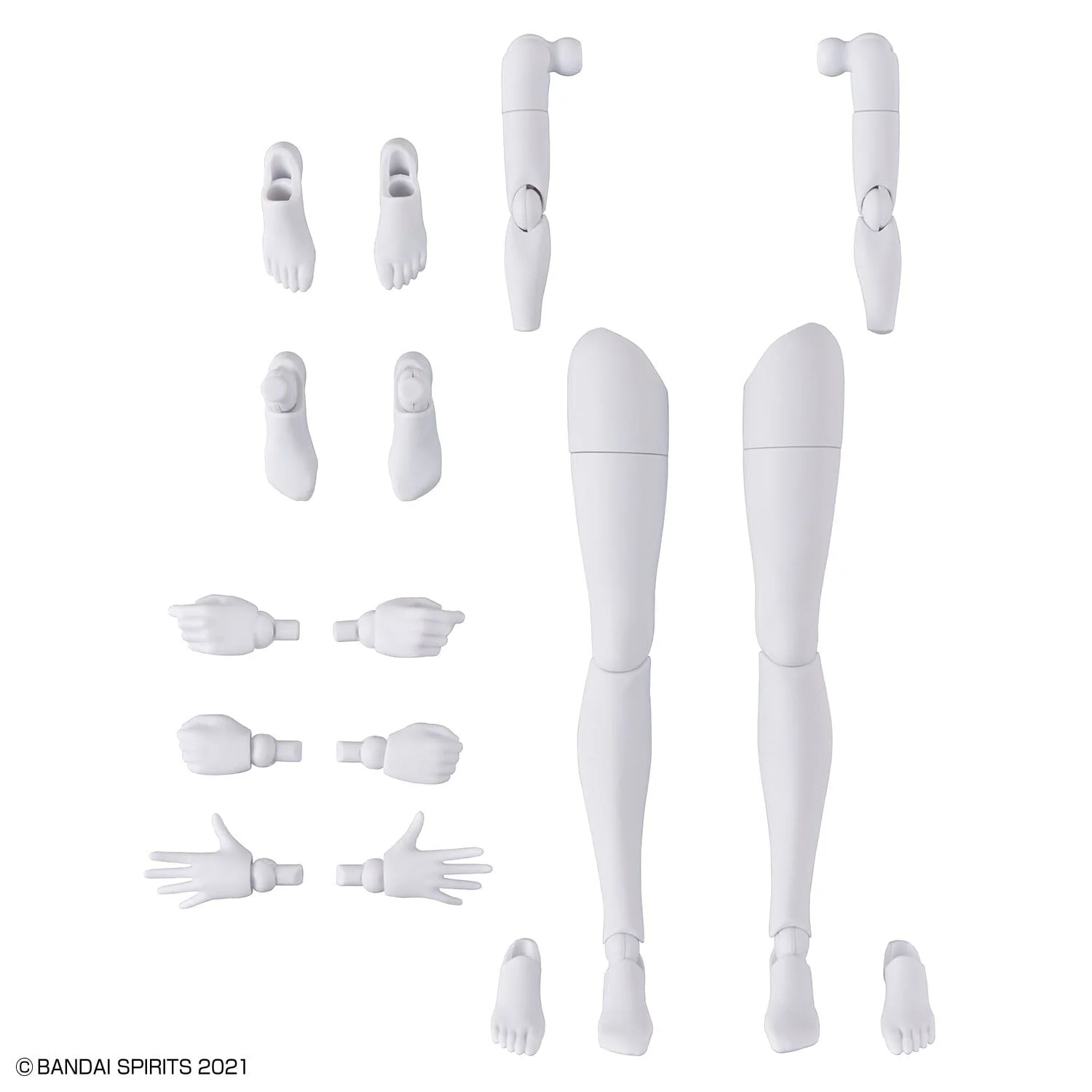 30 Minutes Sisters Option Body Parts Arm & Leg Parts (White and Black) - Image 6