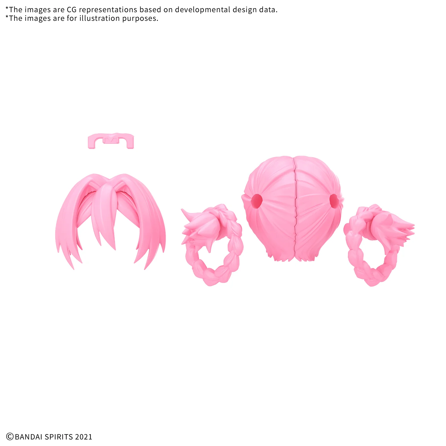 30 Minutes Sisters Option Hair Style Parts Vol.13 Set of 4 Accessory Kits - Image 4
