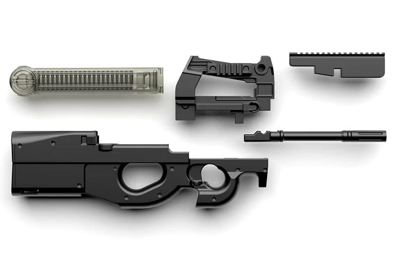 TomyTec Little Armory 1/12 LA047 PS90 Firearm - Image 3
