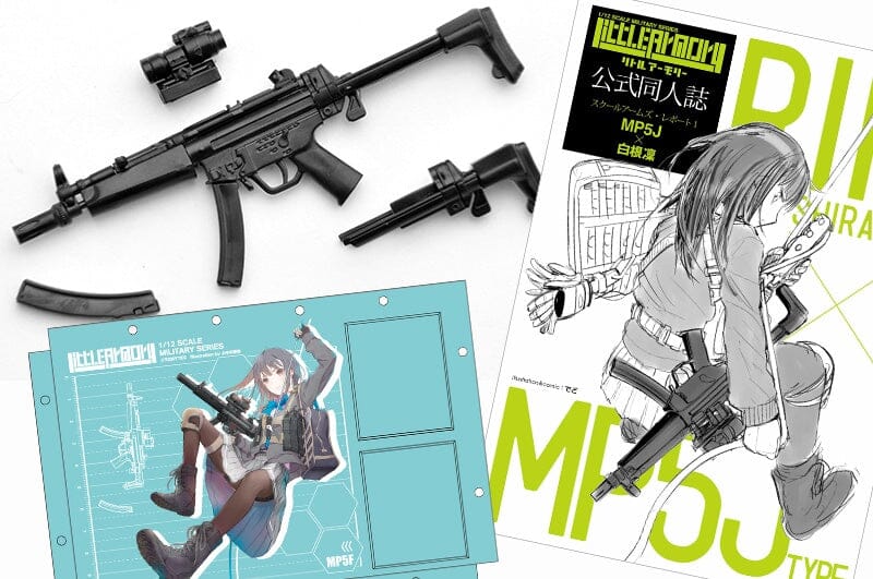 TomyTec Little Armory 1/12 LS02 MP5 F Shirane Rin Mission Pack - Image 2