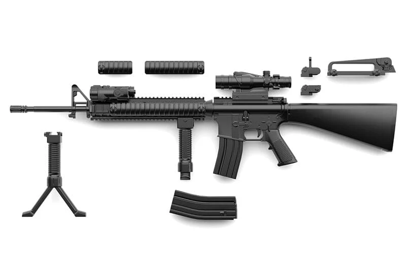 TomyTec Little Armory 1/12 LA056 M16A4 Rifle - Image 4