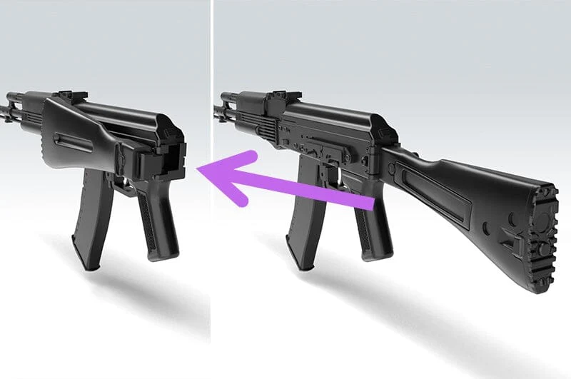 Little Armory LA060 AK74M Type 1/12 Scale Accessory - Image 6