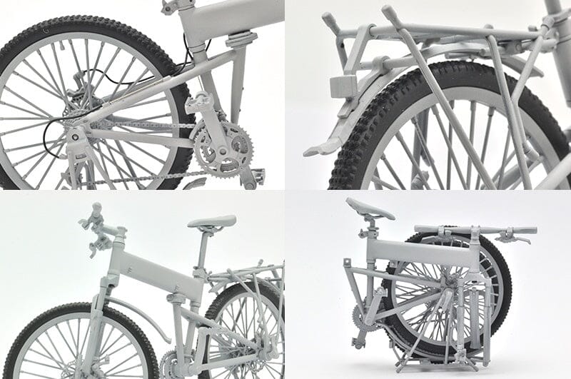 TomyTec Little Armory 1/12 LM008 Montague Paratrooper Folding MTB Bike (Plastic Model Version) - Image 7
