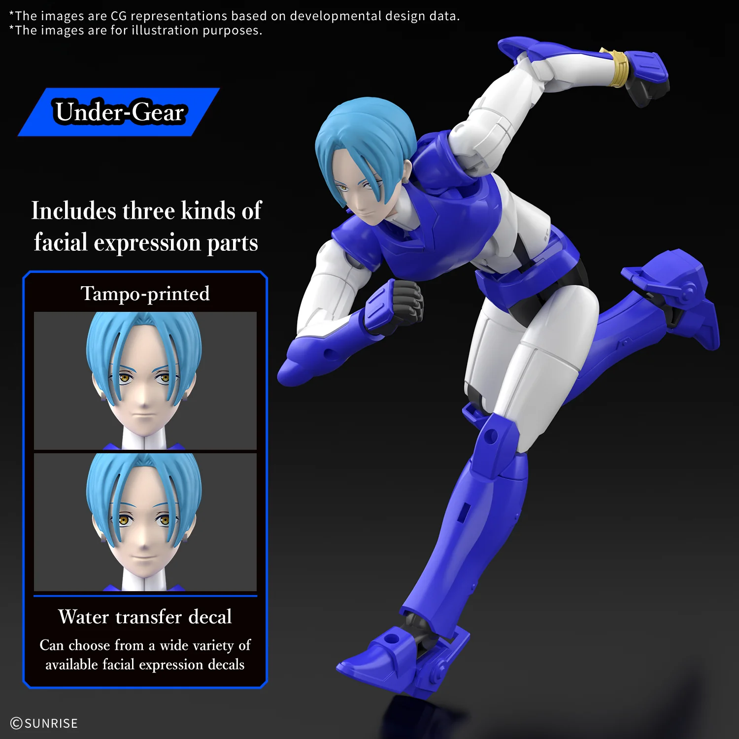 Yoroi Shin Den Samurai Troopers 30 Minutes Fantasy Kaito of the Sky Model Kit - Image 5
