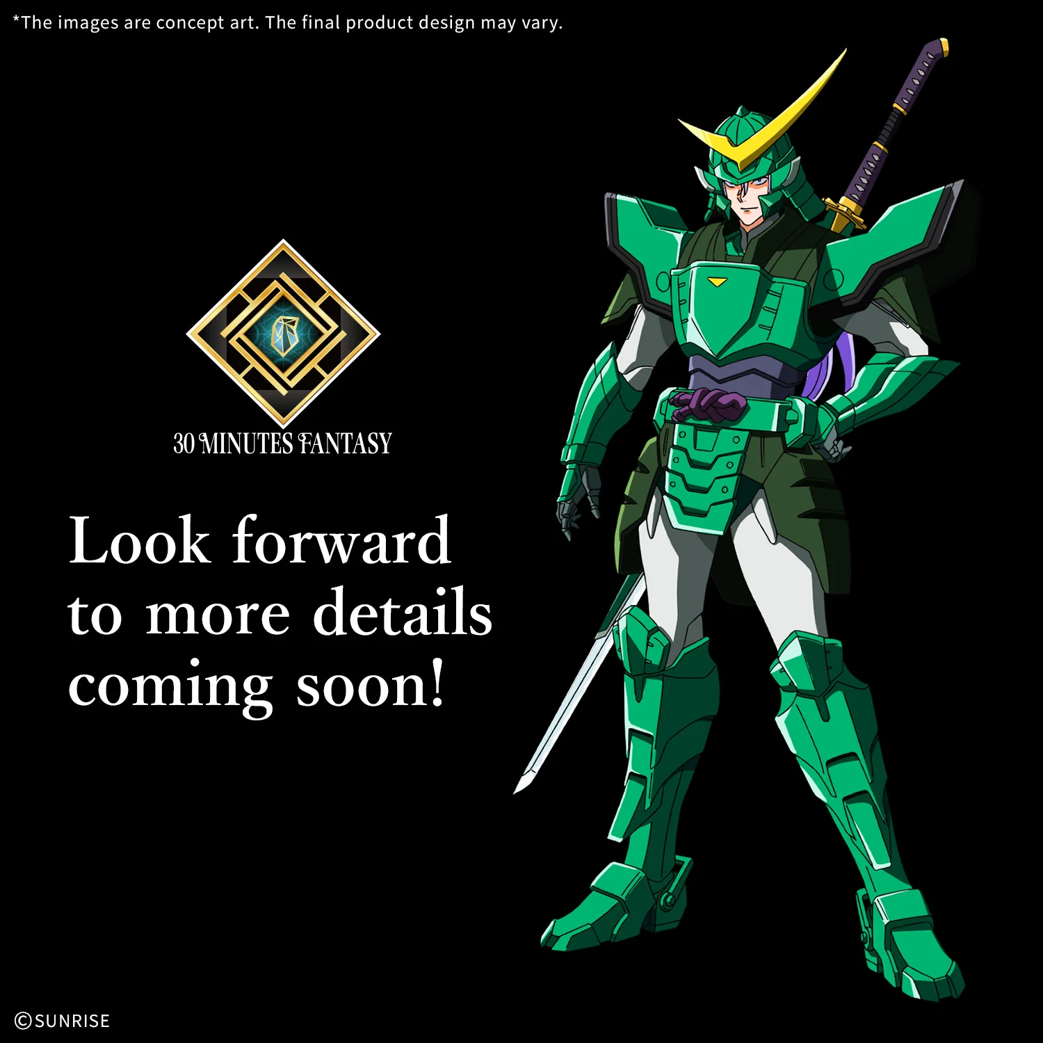 Yoroi Shin Den Samurai Troopers 30 Minutes Fantasy Shion of the Light Model Kit - Image 3