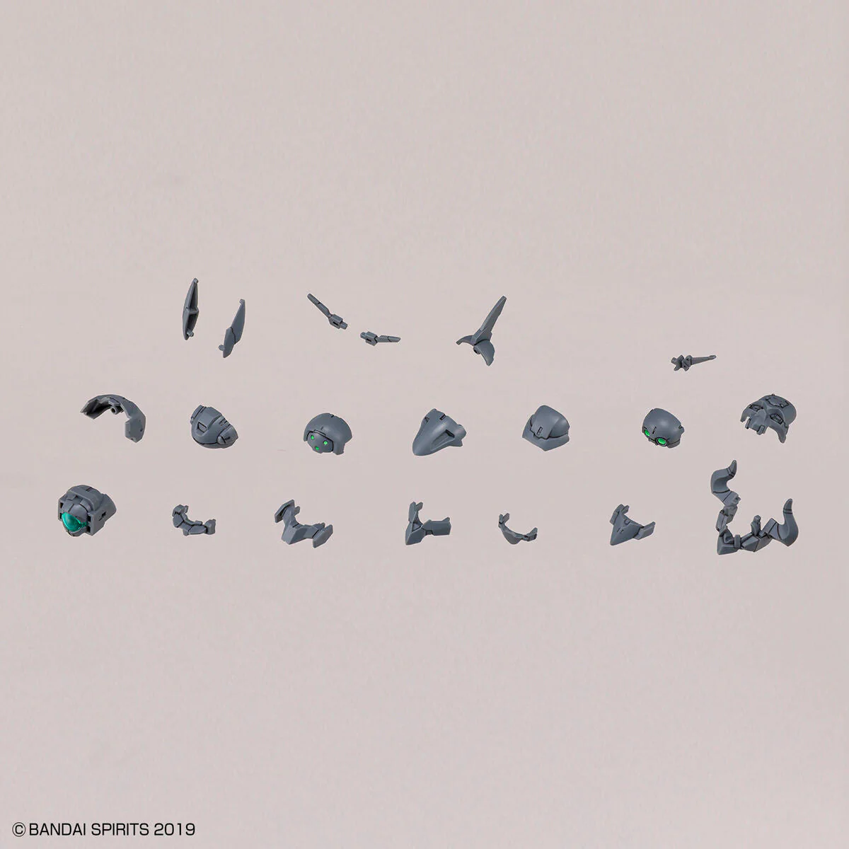 30MM 1/144 Option Parts Set 7 (Customizable Head B) Accessory Set - Image 3