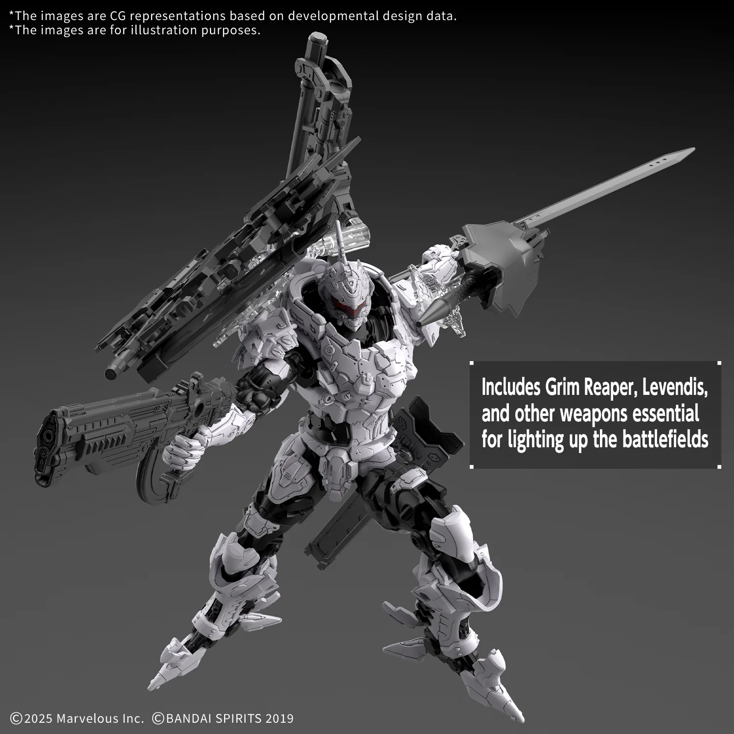 Daemon X Machina Titanic Scion 30 Minutes Missions Bahamut 1/144 Scale Model Kit - Image 4