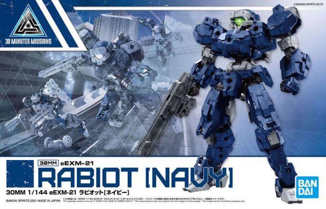 30 Minutes Missions #32 eEXM-21 Rabiot (Navy) Model Kit - Image 2