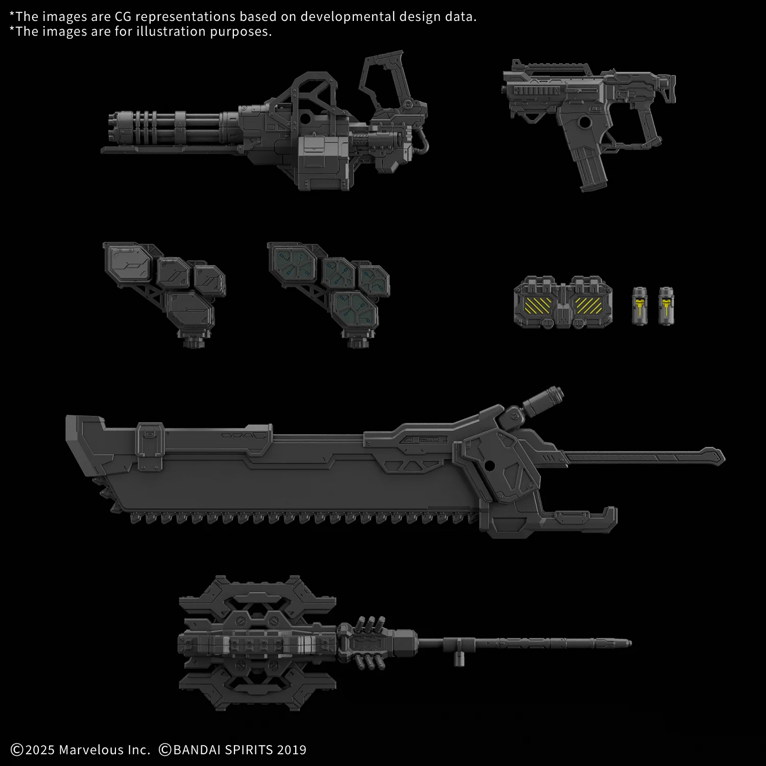 Daemon X Machina Titanic Scion 30 Minutes Missions TS Weapon Set 01 Option Parts Set - Image 3