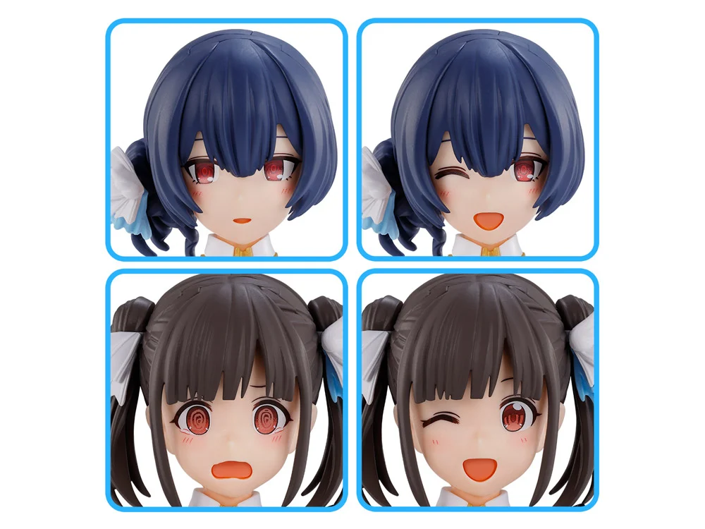 The Idolmaster Shiny Colors 30 Minutes Sisters Option Hairstyle & Face Parts (Chiyoko Sonoda & Rinze Morino) Accessory Kit Set