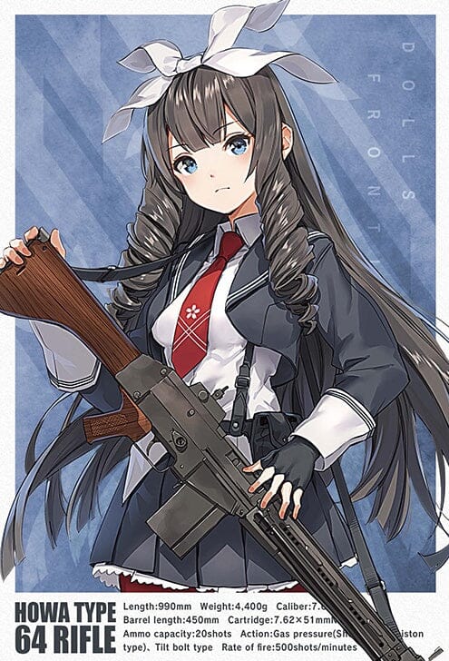 TomyTec Little Armory 1/12 LADF04 Dolls Frontline Model 64 Type Rifle - Image 9