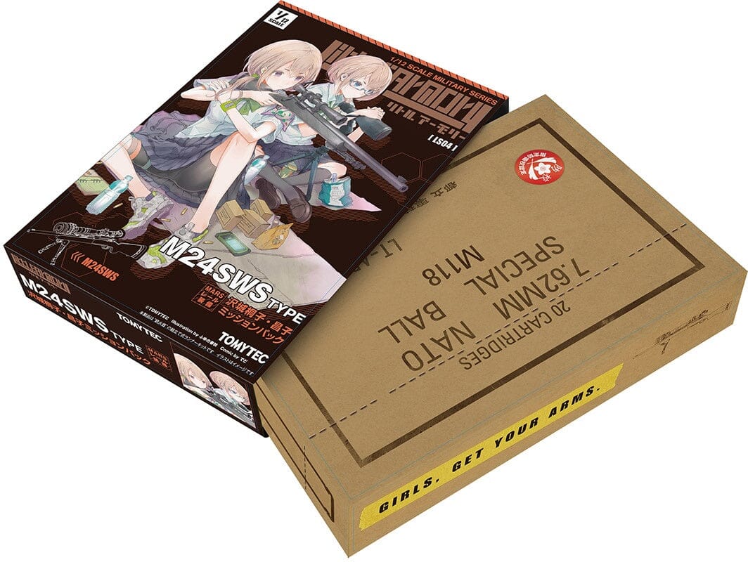 TomyTec Little Armory 1/12 LS04 M24 Sawashiro Touko & Shouko Mission Pack - Image 2