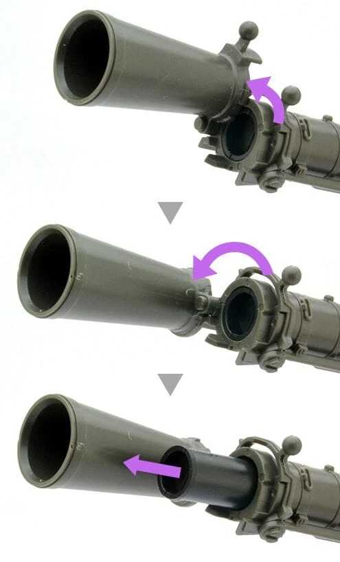 Little Armory Military Series 84mm Recoilless Rifle M2 Type (LA073) 1/12 Scale Accessory Set - Image 7