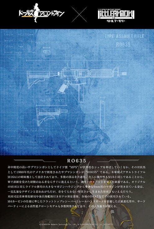 TomyTec Little Armory 1/12 LADF13 Dolls Frontline RO635 Type Submachine Gun - Image 10